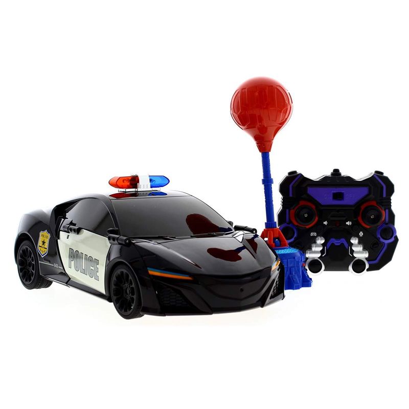 Coche-Robot-Policia-Transformable