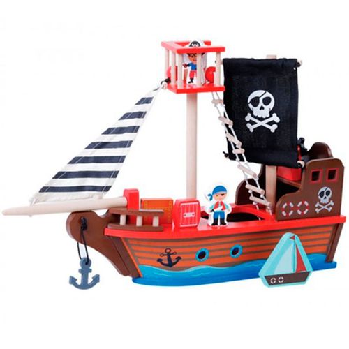 Barco Pirata de Madera