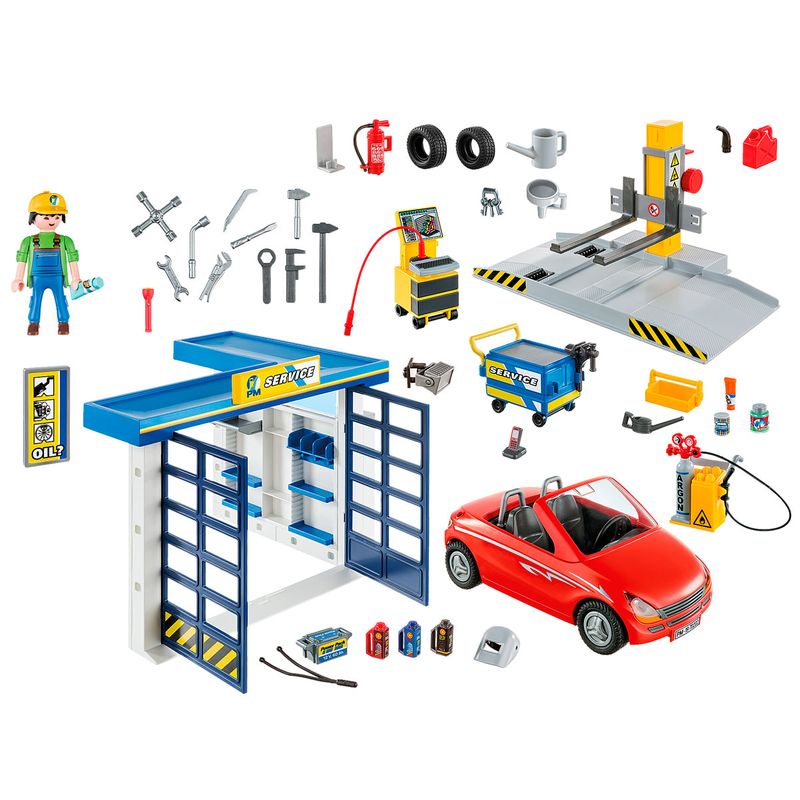Playmobil-City-Life-Taller-de-Coches_1