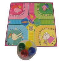 Peppa Pig Tablero Juego Parchis