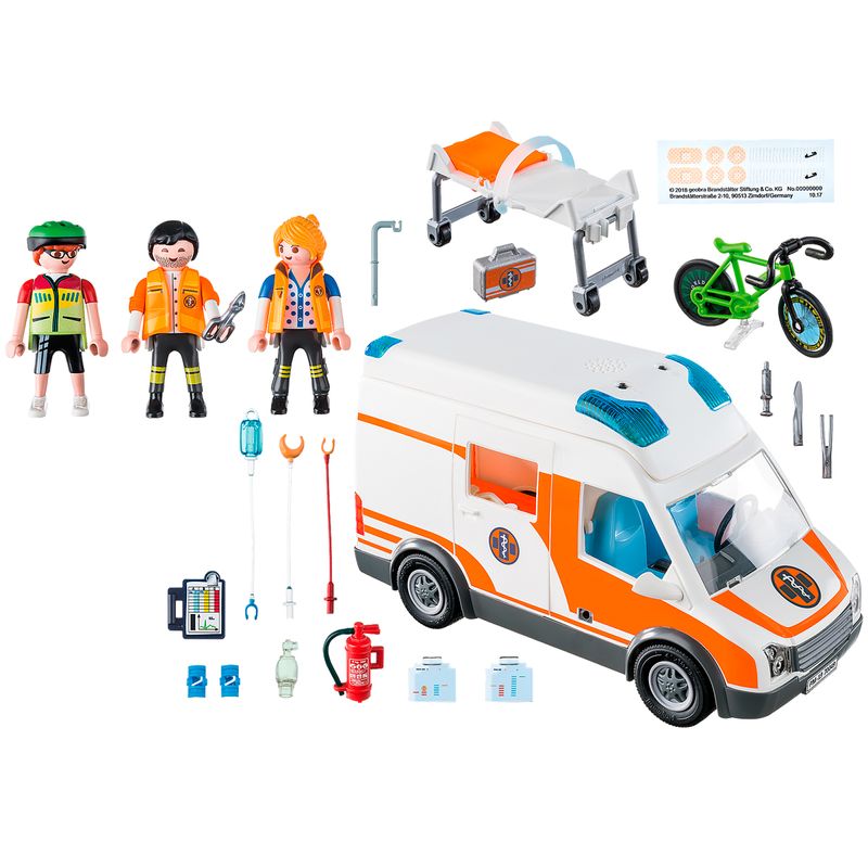Playmobil-City-Life-Ambulancia-con-Luces_1