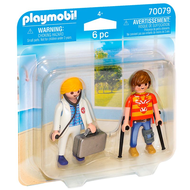 Playmobil-City-Life-Duo-Pack-Doctora-y-Paciente