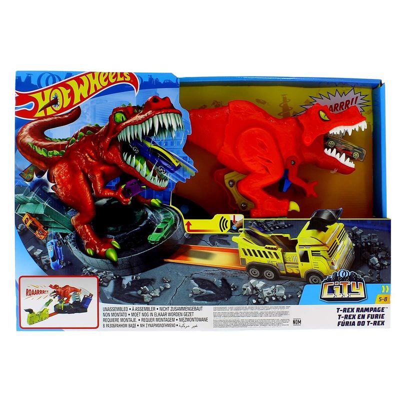 Hot-Wheels-City-Alboroto-del-Dinosaurio-T-Rex_7