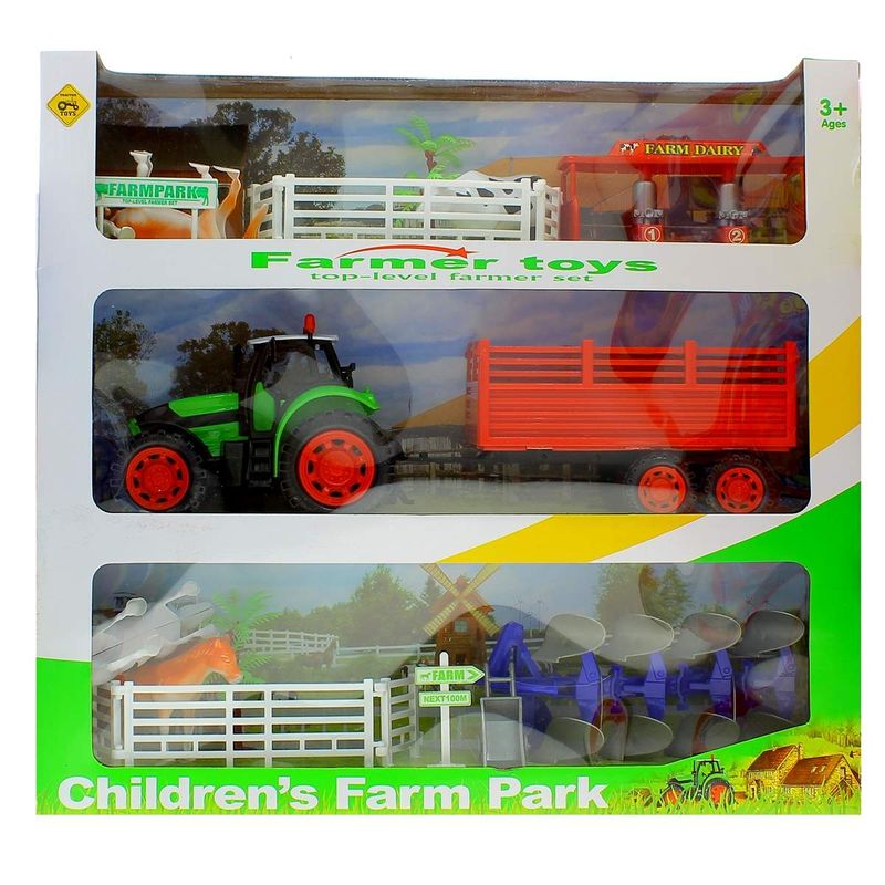 Playset-Tractor-de-Granja-con-Complementos