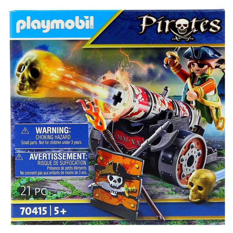 Playmobil-Pirates-Pirata-con-Cañon