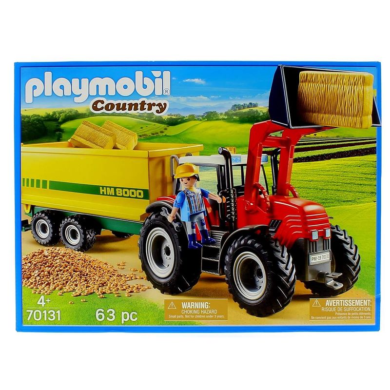 Playmobil-Country-Tractor-con-Remolque