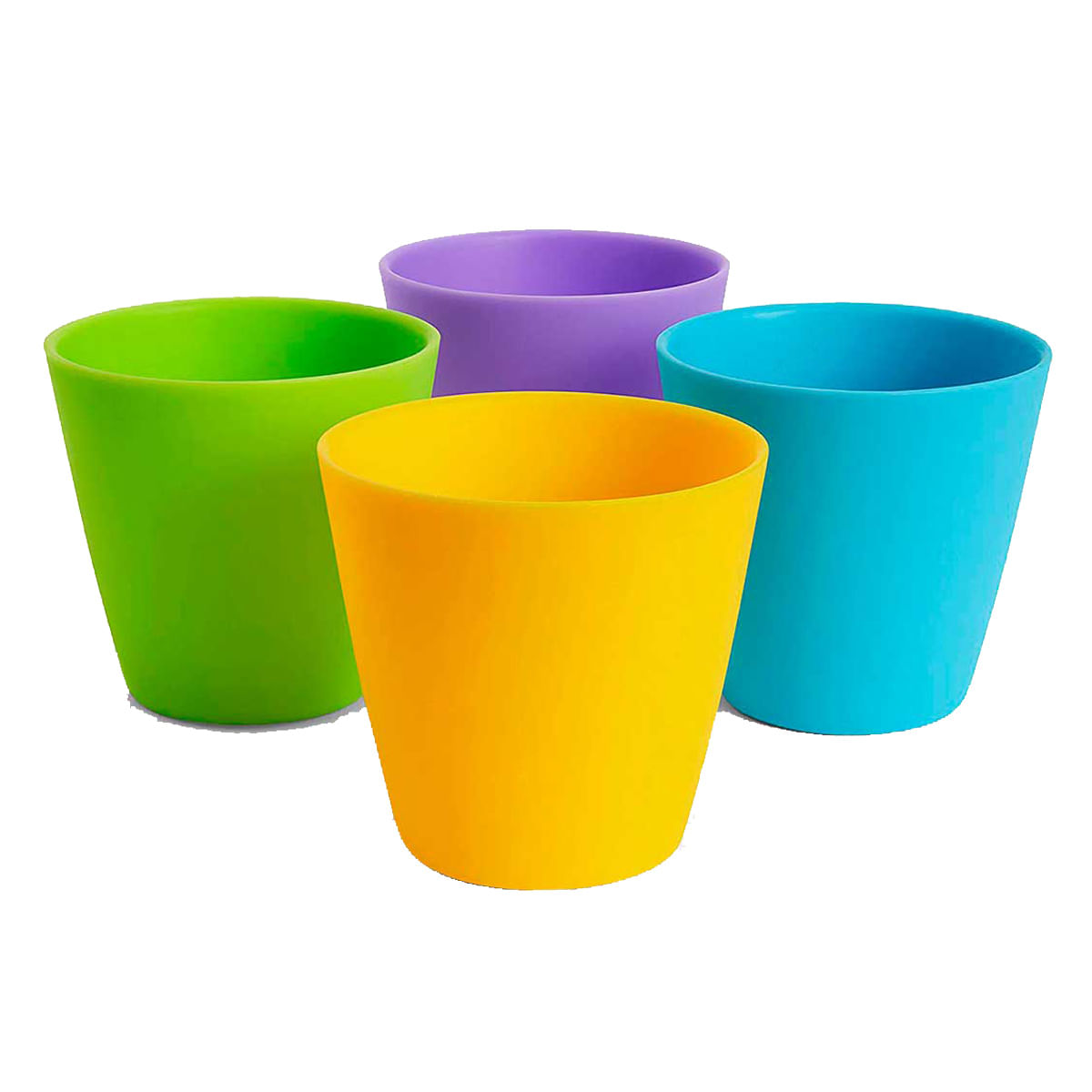 Integral Adaptar un acreedor Lote 4 vasos de colores