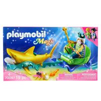 Playmobil Magic Rey del Mar con Carruaje Tiburón