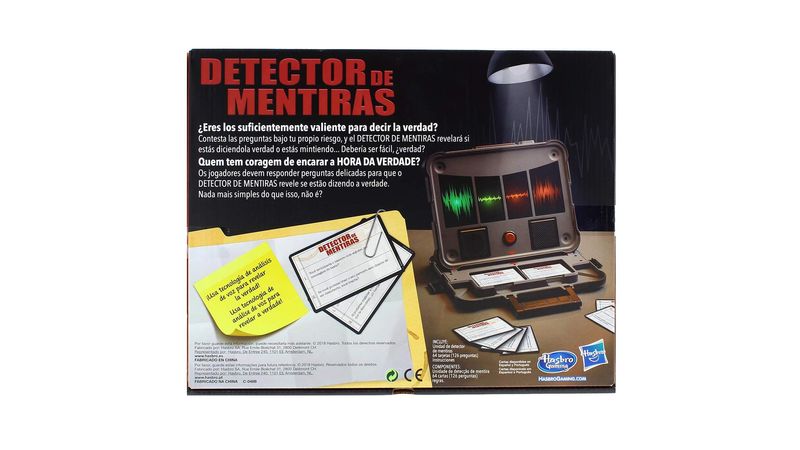 Jogo Detector de Mentiras - Hasbro - E4641