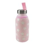 Botella-de-acero-inoxidable-con-funda-350-ml-Rosa