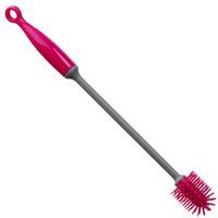 Escobilla limpia biberón/ termo de silicona Rosa