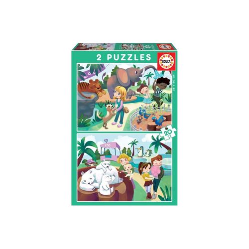 Puzzle Doble Zoo