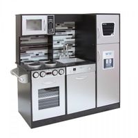 Cocina Moderna Negra Madera