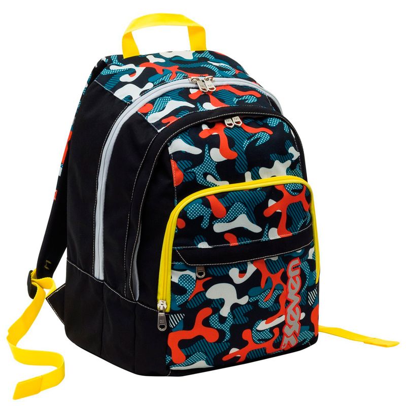 Seven-Mochila-Juvenil-Jet-Black