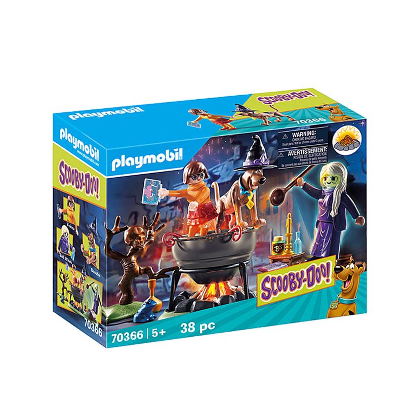 Playmobil-Scooby-doo-Caldero-de-la-Bruja-Zeb