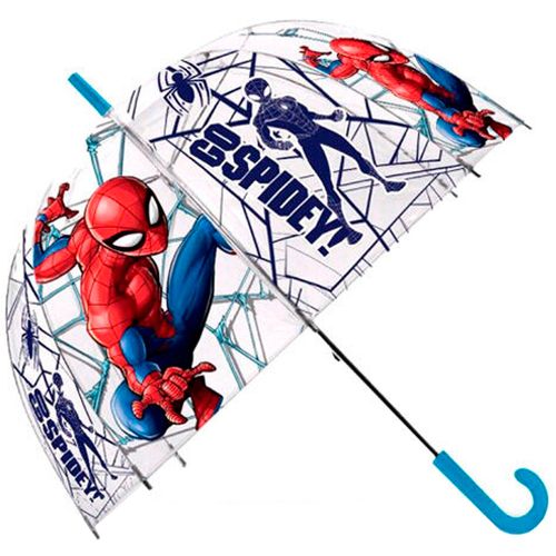 Spiderman Paraguas Transparente Automático