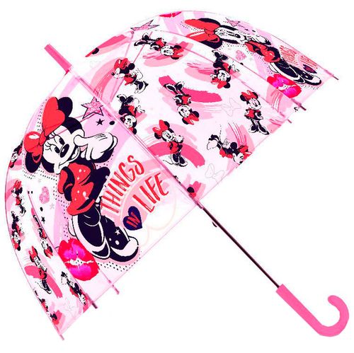 Minnie Mouse Paraguas Automático Transparente
