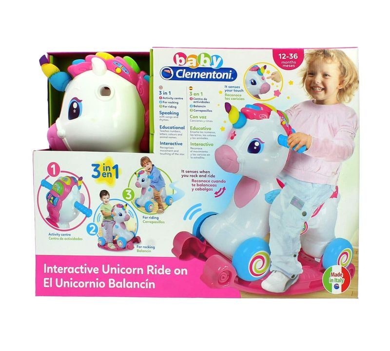 Unicornio clementoni balancin new arrivals