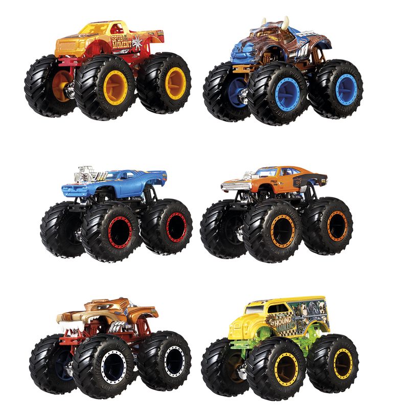 Hot-Wheels-Monster-Pack-Vehiculos-Surtido