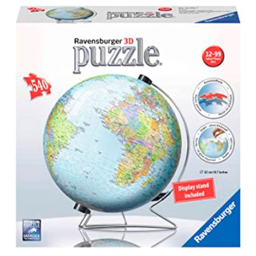 Puzzle Globo Terráqueo 3D 540 Piezas