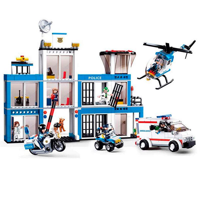 Sluban-Bloques-de-Construccion-Comando-Policia_1