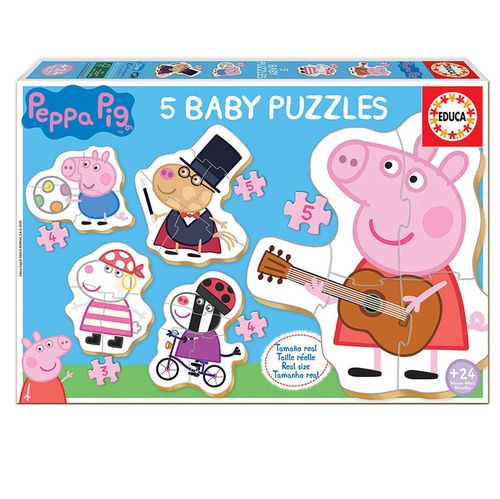 Peppa Pig 5 Baby Puzzles