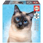 Puzzle-Gato-Siamese-100-Piezas