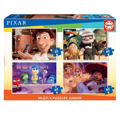 Pixar Puzzle Progresivo 20+40+60+80 Piezas
