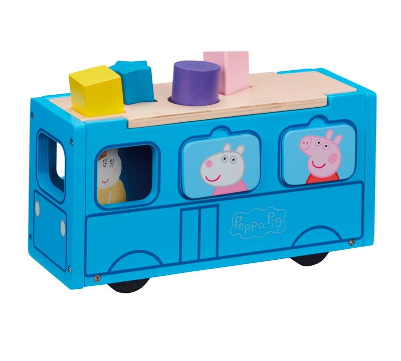 Peppa Pig Autobus de Madera Drim