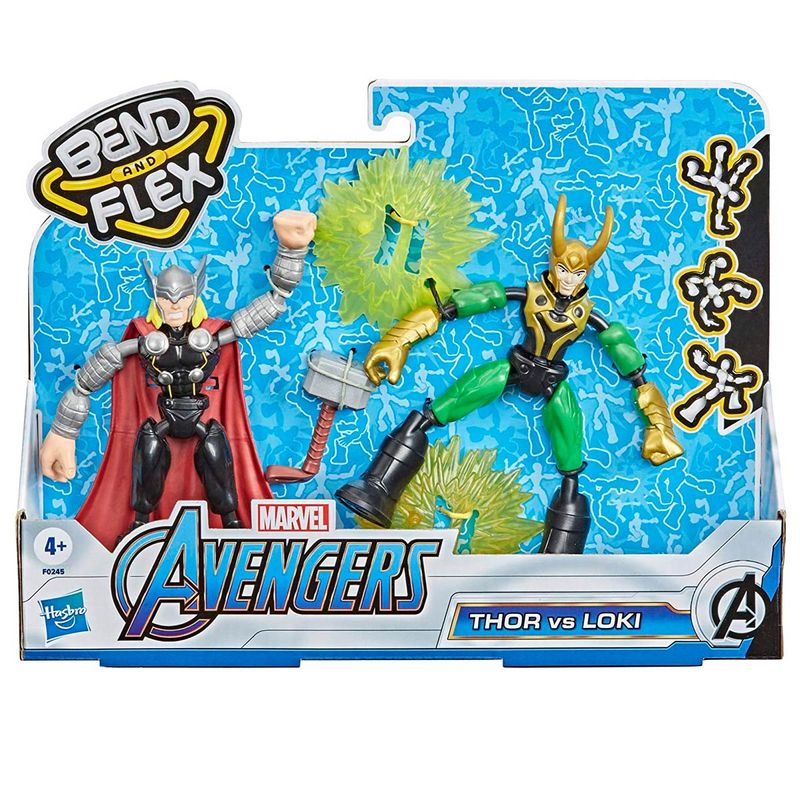 Los-Vengadores-Bend-and-Flex-Thor-vs-Loki_1