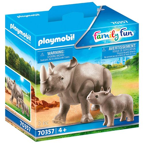 Playmobil Family Fun Rinoceronte con Bebé