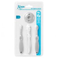 Set Cepillos de Dientes para Bebé Gris