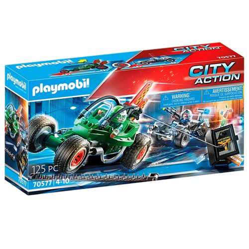 Playmobil City Action Kart Persecución Caja Fuerte