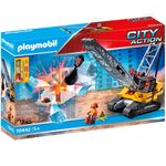 Playmobil-City-Action-Excavadora-Oruga