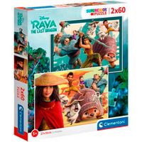 Raya y el Último Dragón Puzzle 2x60 Piezas