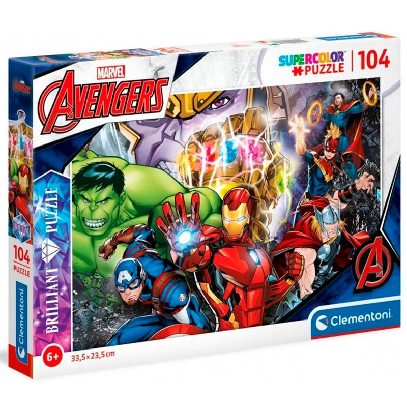 Los-Vengadores-Puzzle-Brillante-104-Piezas