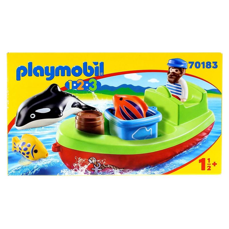 Playmobil-123-Pescador-con-Bote