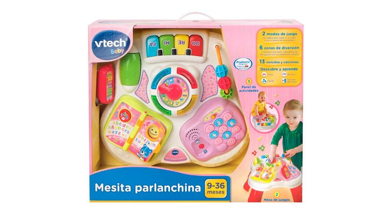 VTech - Mesita parlanchina, Juguetes Primera infancia, Mesas de actividades
