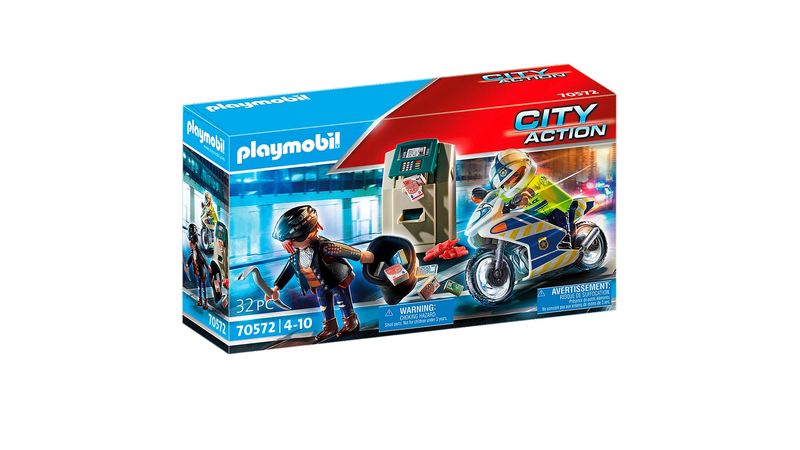Playmobil City Action Policía Persecución Ladrón