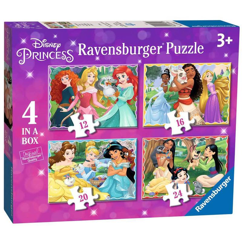 Princesas-Disney-Puzzle-4-en-1