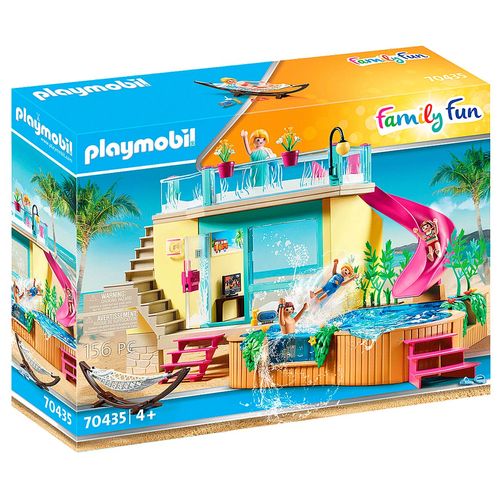 Playmobil Family Fun Bungaló con Piscina