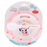 Minnie Mouse Pack Plato + Cuchara Micro