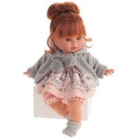 Muñeca Dato Vestido Chaqueta Gris