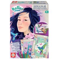 Nature Friends Decora con Purpurina y Papel Metal