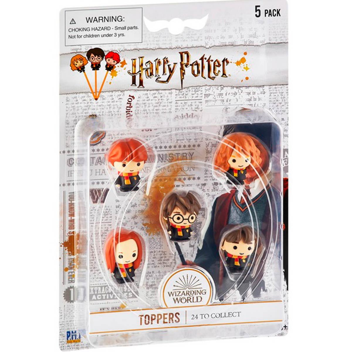 Pack de 5 Figuras Topper Harry Potter. Merchandising