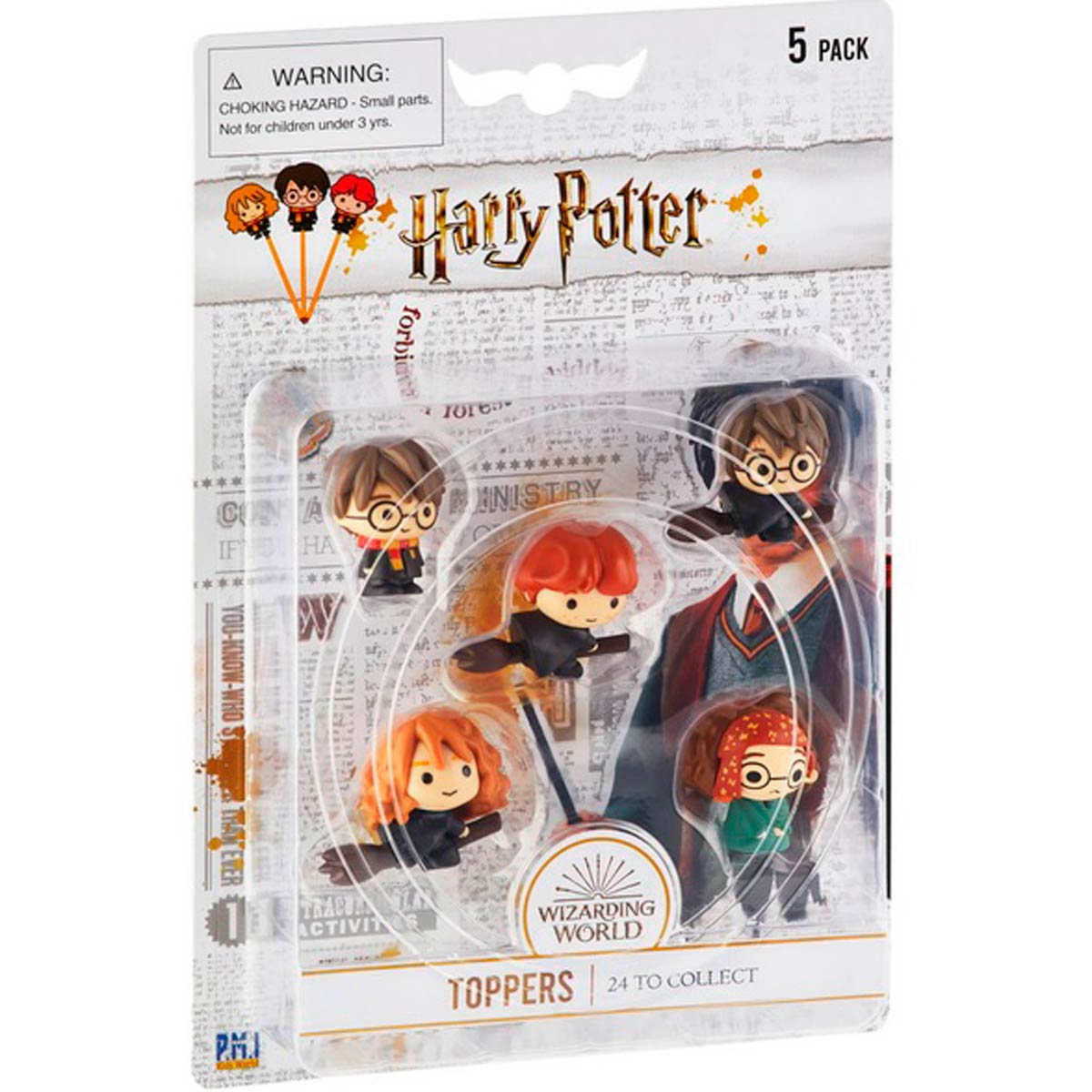 Pack de 5 Figuras Topper Harry Potter. Merchandising