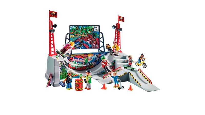 Pista best sale skate playmobil