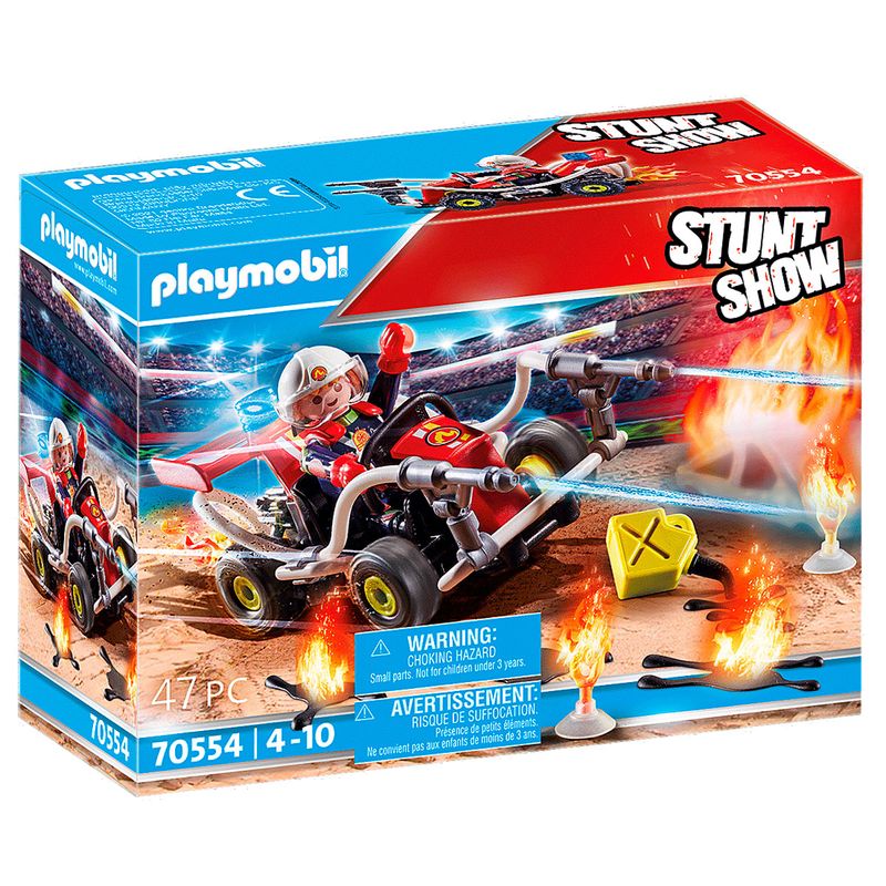 Playmobil-Stuntshow-Kart-Bombero