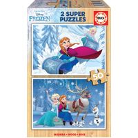 Frozen Puzzle 2x50 Piezas