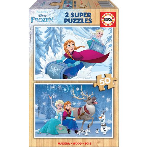Frozen Puzzle 2x50 Piezas
